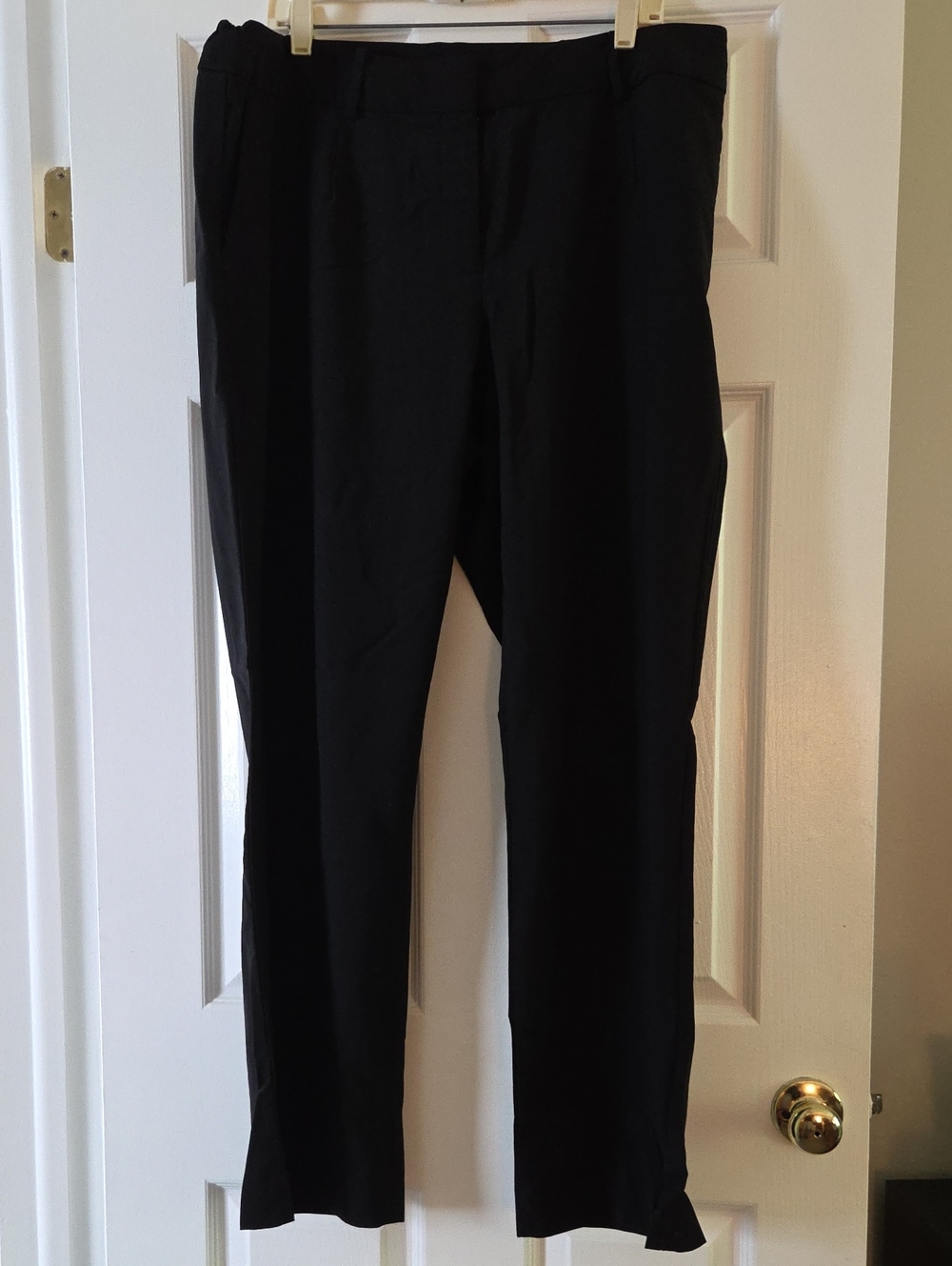 Talbots Woman 16W Black Straight Leg Black Dress Pants